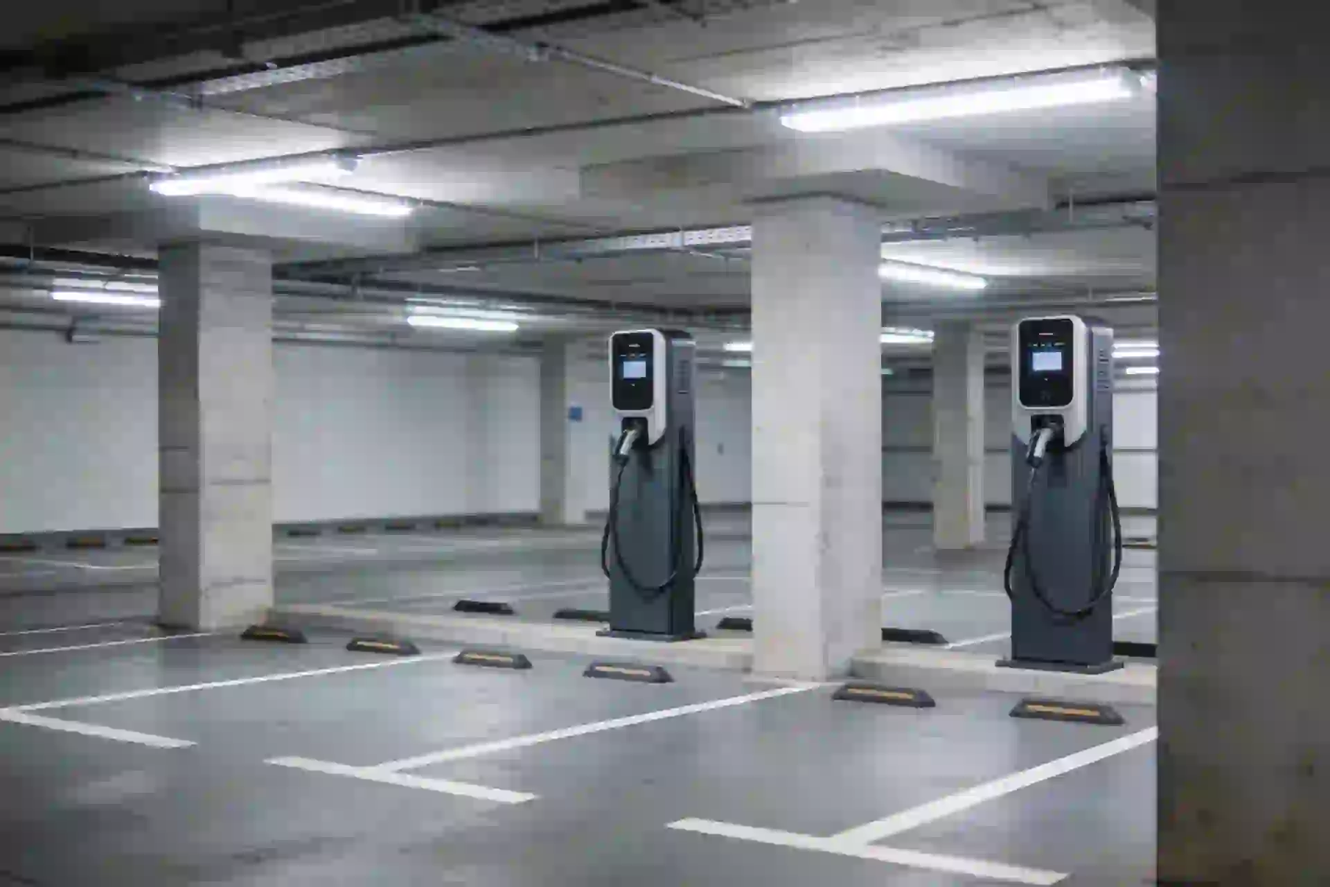 Installation borne de recharge